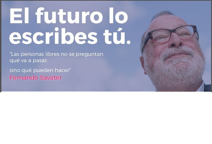 Campaña de UPyD sobre Fernando Savater