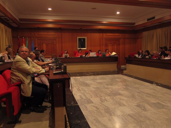 Celebración del Pleno del Ayuntamiento de Córdoba