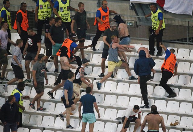 Incidentes pelea Marsella Inglaterra Rusia Eurocopa