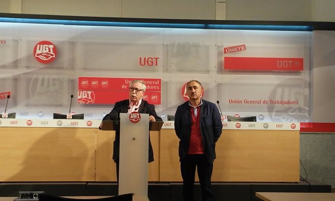 Ignacio Fernández Toxo y Josep María Álvarez