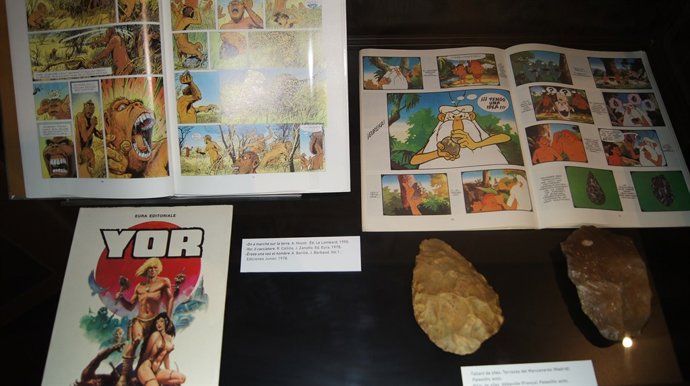 La exposición 'Prehistoria y cómic' del Museu de Prehistòria               