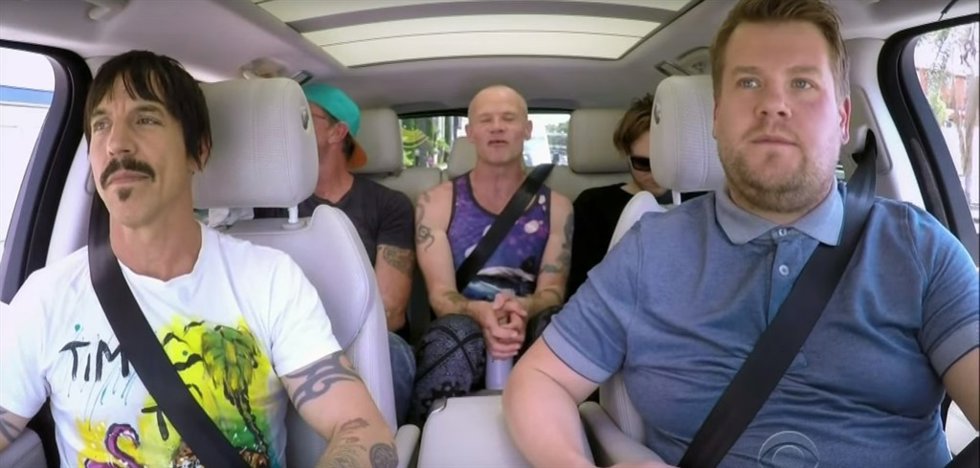 Red hot chili peppers y james corden/ carpool karaoke