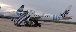 Aviones operando en el aeropuerto Lleida-Alguaire