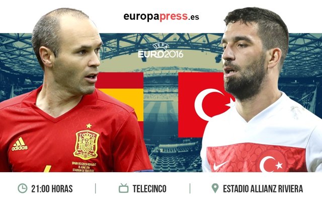 Horario y dónde ver España - Turquía Eurocopa 2016