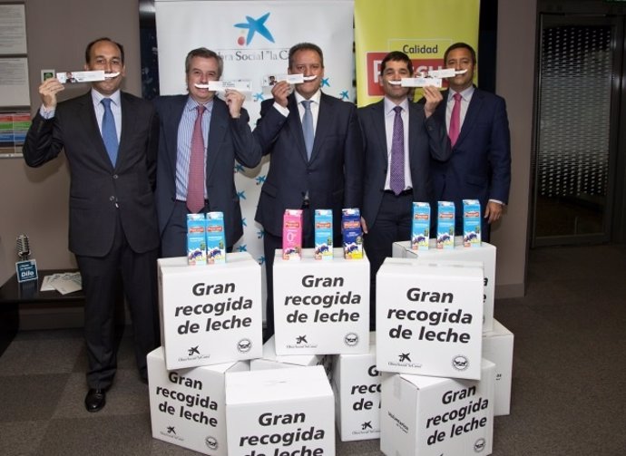 Calidad Pascual dona 7.500 litros de leche a la campaña 'Ningún niño sin bigote'