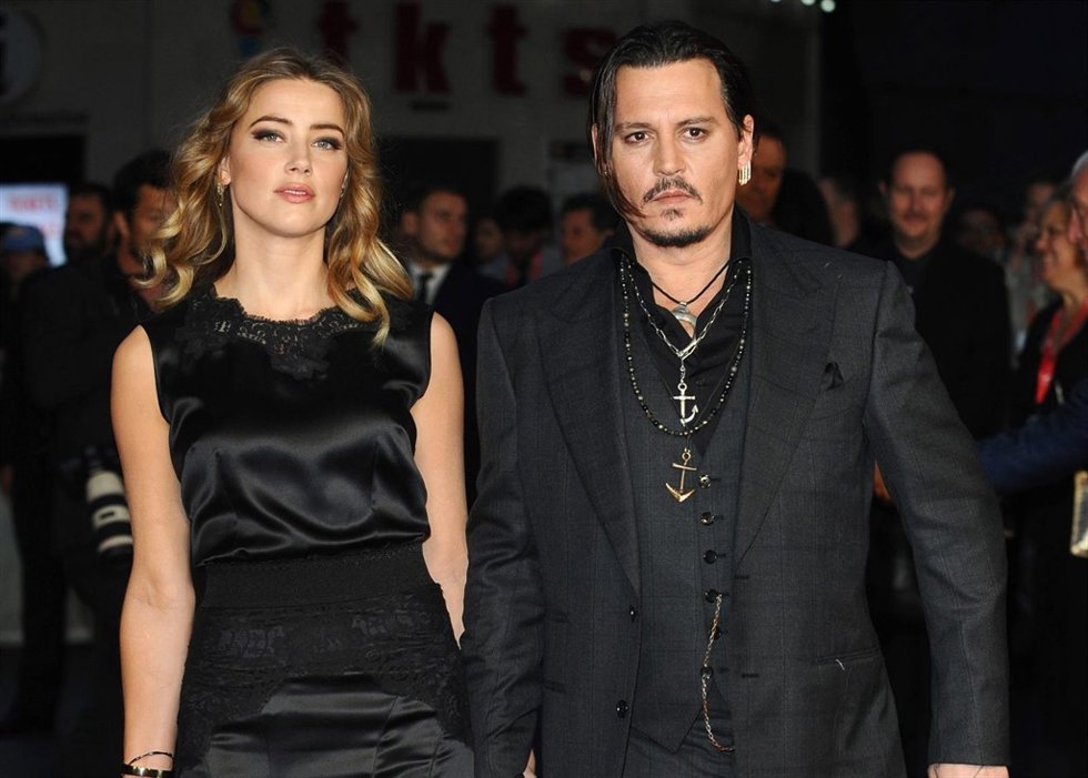 Amber Heard y Johnny Depp/ Cordon Press