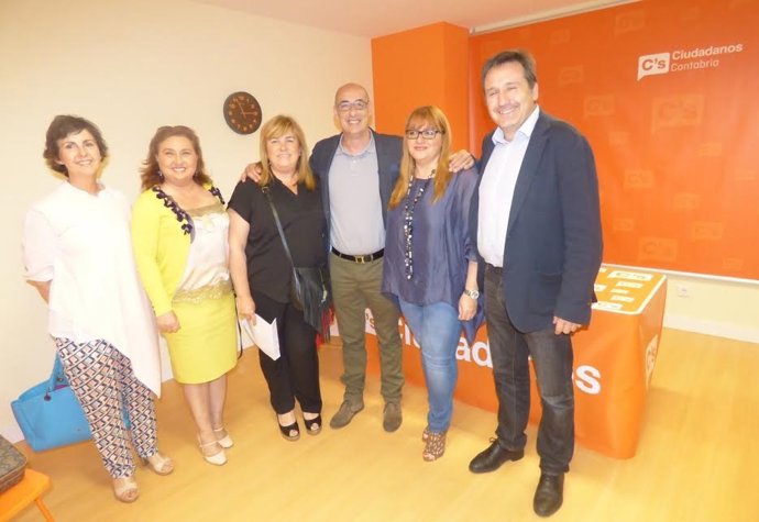 Candidatos de C's con empresarias 