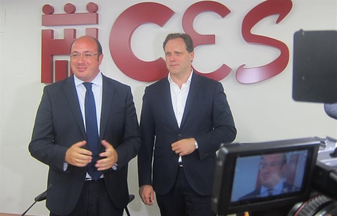 Pedro Antonio Sánchez y Daniel Lacalle  