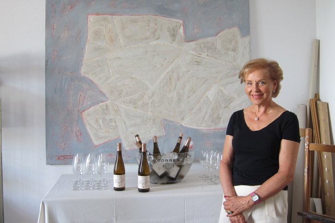 La artista Waltraud Maczassek 