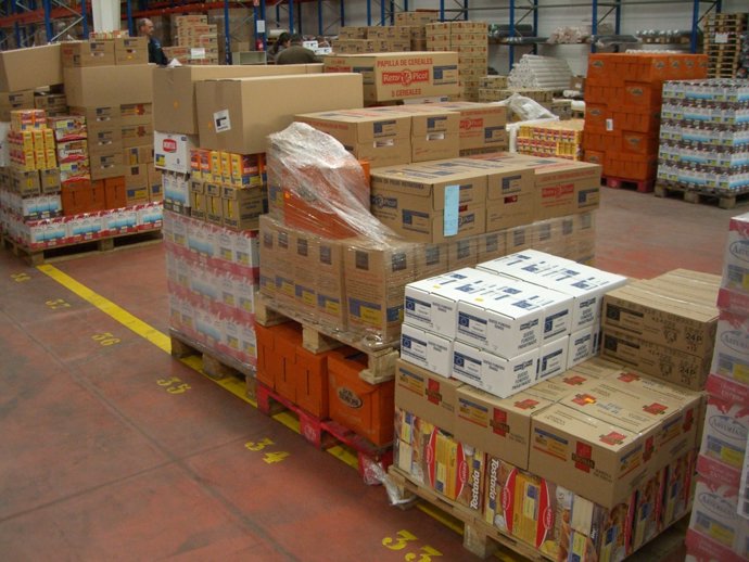 Reparto de Ayuda Alimentaria a familias desfavorecidas