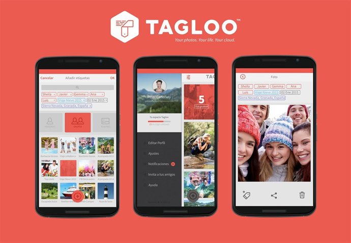 App española Tagloo para organizar y compartir fotos desde el móvil 