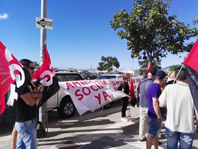 CGT apoyo a acusados por ocupación simbólica juicio