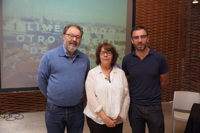 Javier Barbero, Inés Sabanés y Nacho Murgui