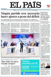 Las portadas de los periódicos de hoy, jueves 16 de junio de 2016