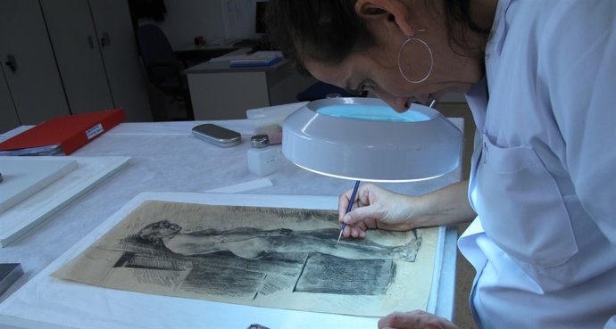 La Diputación restaura parte de los trabajos de Pinazo como pensionado en Roma