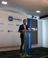 El PP dice que es el único que puede frenar a Podemos en Álava" y apela al voto de Ciudadanos