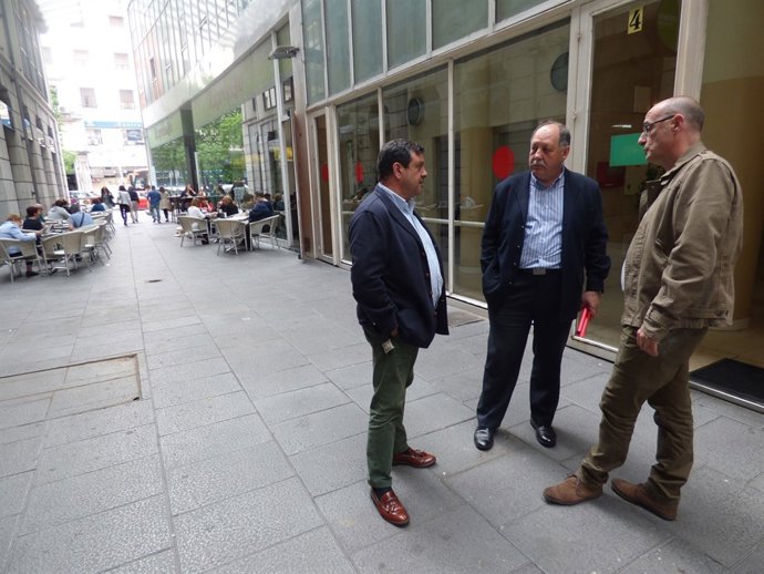 Reunión del candidato de C's con comerciantes