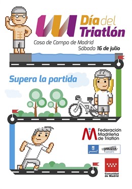 Cartel del Día del Triatlón