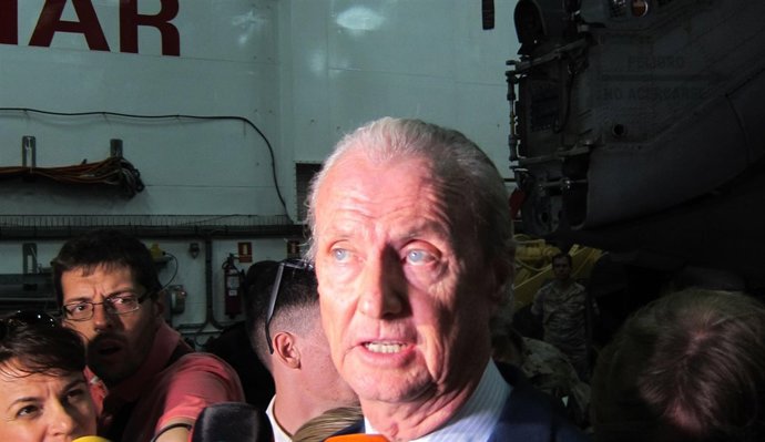 El ministro de Defensa en funciones, Pedro Morenés