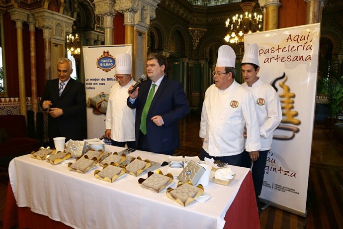 Recepción al gremio de pastelería en Bilbao