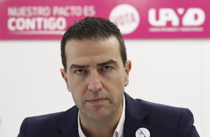 El candidato de UPYD a la Presidencia del Gobierno, Gorka Maneiro