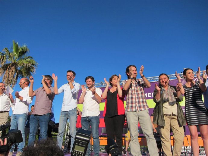 Mitin de Pablo Iglesias y Unidos Podemos Mes en Mallorca