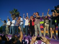 Errejón cree que "ya soplan tiempos de cambio" y recuerda la ecotasa y la derogación de la Ley de Símbolos