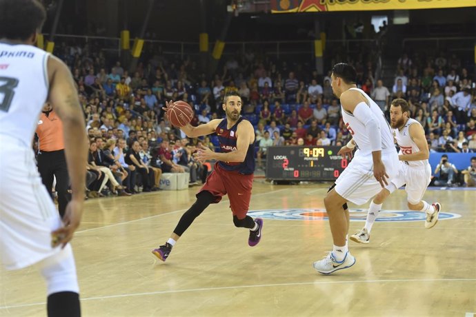 El capitán del FC Barcelona Lassa, Juan Carlos Navarro