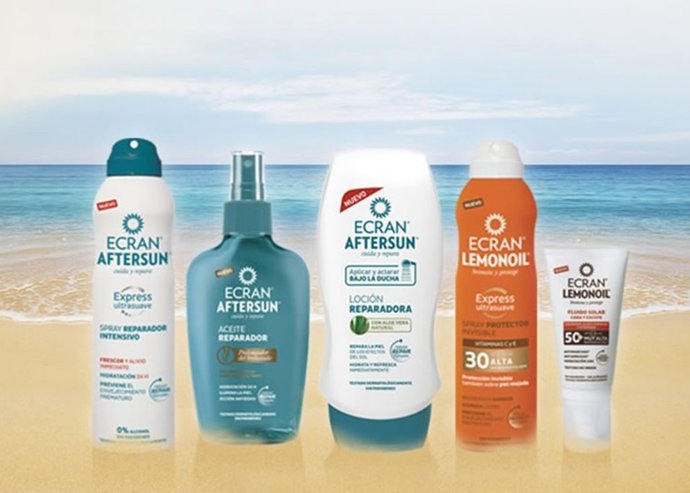 La marca ECRAN de afertun y solares protege y repara tu piel