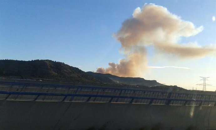 Incendio en Benifairó