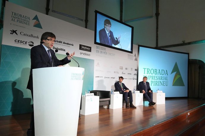 Carles Puigdemont abre la 27 Trobada Empresarial al Pirineu