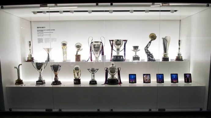 Vitrina Del Museo FC Barcelona