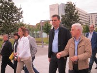 Pedro Sánchez: "La salida al bloqueo político de los extremos es un PSOE fuerte y ganador"