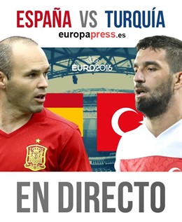 Portada del directo de España vs Turquía Eurocopa 2016