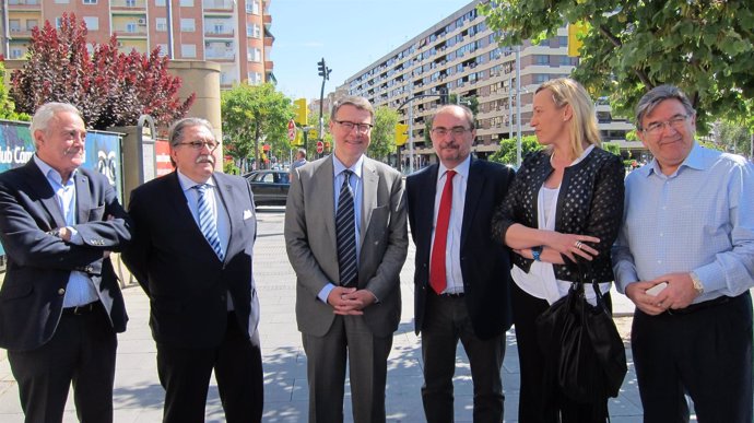 Jordi Sevilla (PSOE) se reúne con empresarios en Zaragoza