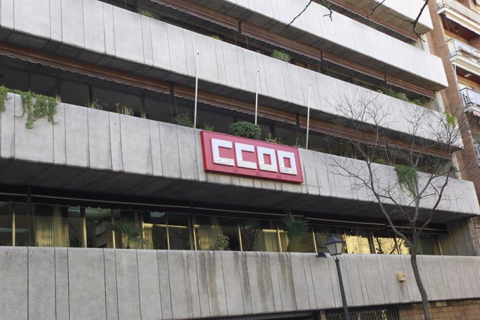 Sede CCOO, logo de Comisiones Obreras, edificio, edificios CCOO