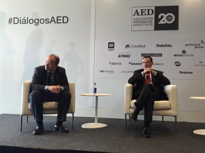 Fritz Hoderlein (Everis) y Àngel Simon (Agbar)