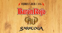 Sorteamos entradas para Barón Rojo, Saratoga y Ñu en el Festival Cultura Inquieta