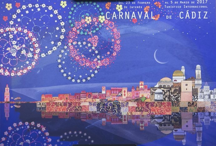 Cartel anunciador del Carnaval de Cádiz 2017