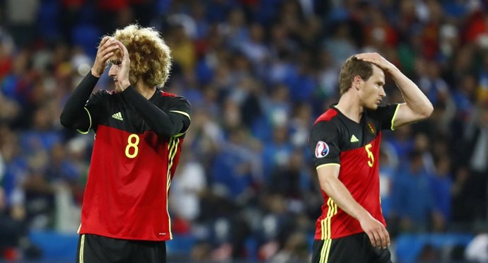 Bélgica Marouane Fellaini Jan Vertonghen Eurocopa