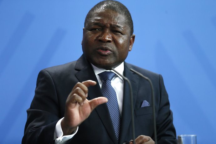 El presidente de Mozambique, Filipe Nyusi