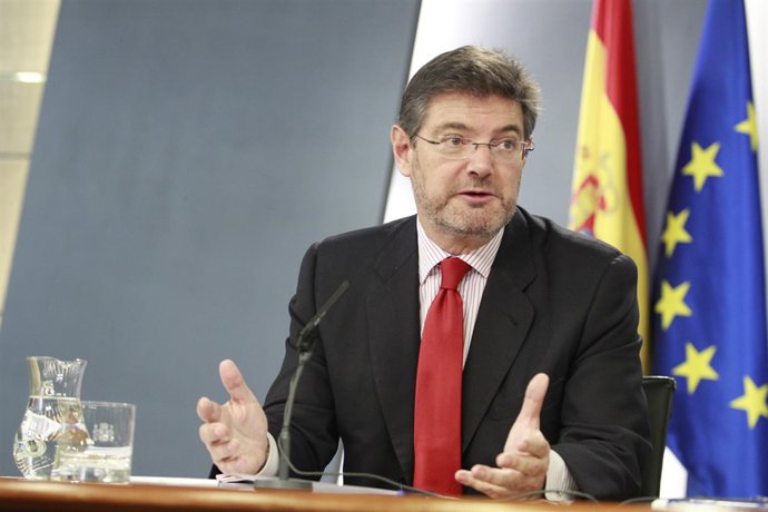 Rueda de prensa de Rafael Catalá tras el Consejo de Ministros