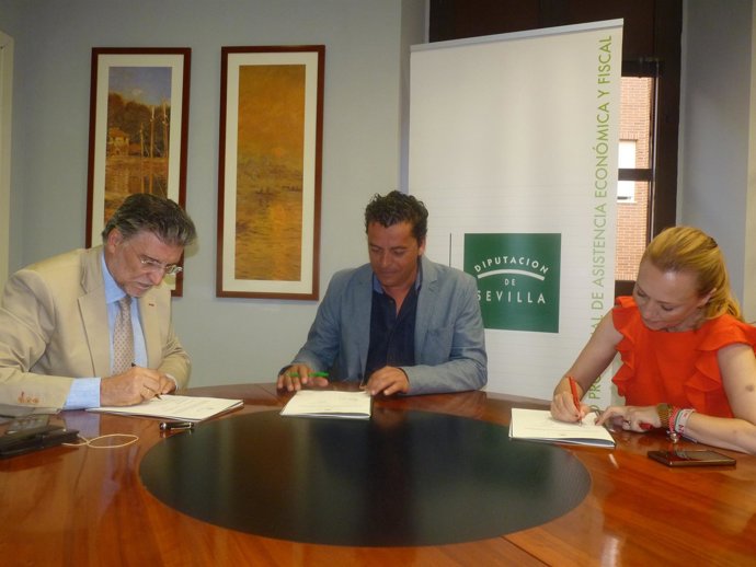 Firma de acuerdo entre la Diputación de Sevilla y San Nicolás del Puerto