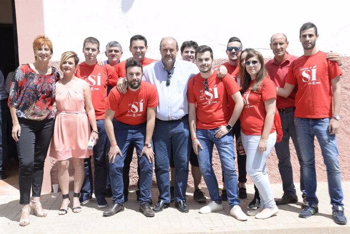 Nota, Corte Y Foto PSOE Encuentro Comarcal En San Clemente