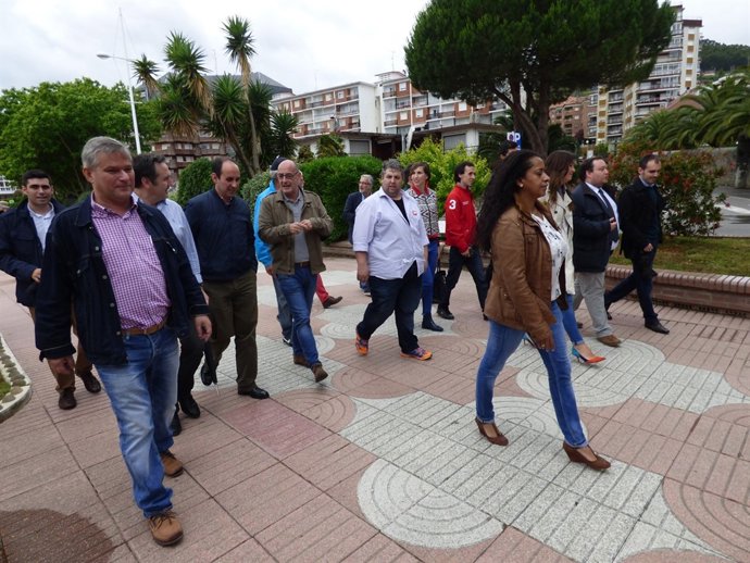 Los candidatos de C's por Cantabria y Vizcaya en Castro