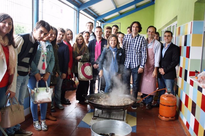 Madrazo en un acto con jóvenes en Colindres