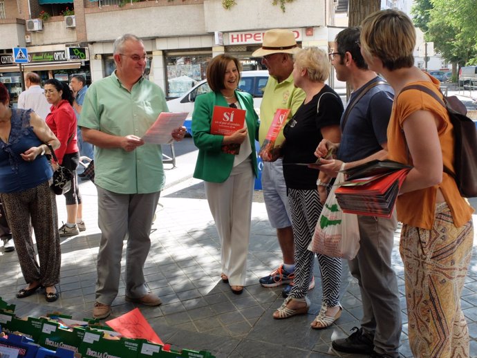 Acto electoral del PSOE de Granada