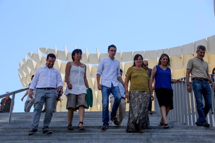 Acto de Unidos Podemos en Sevilla