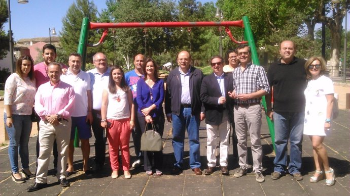 Representantes del PP de Granada en Armilla