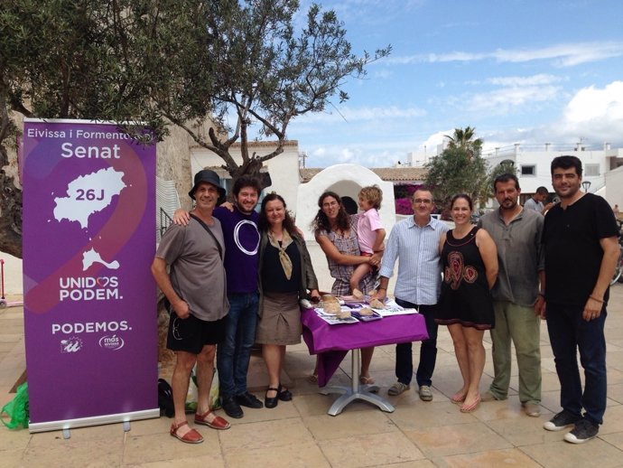 Candidatos de Units Podem MÉS en Formentera